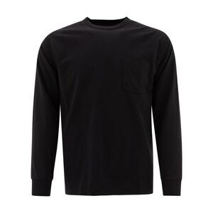 BEAMS PLUS Long Sleeve Pocket T-Shirt Men BLACK T-Shirts